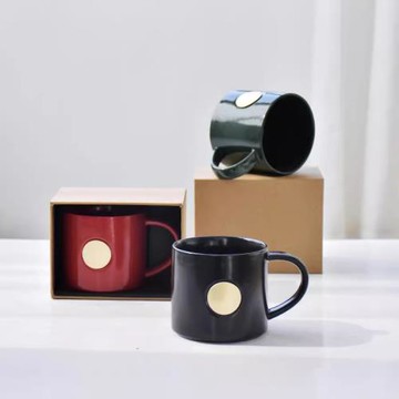 陶瓷簡約創意馬克杯咖啡杯家用辦公通用水杯茶杯送禮批發可印logo