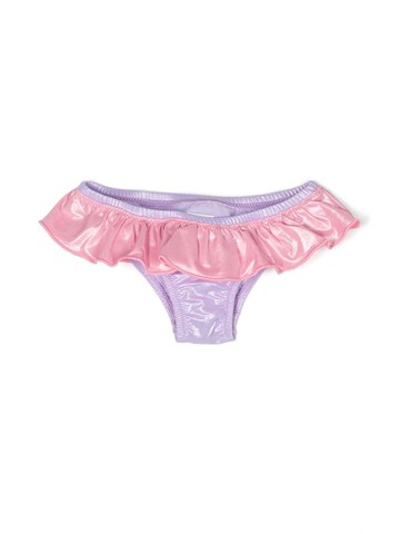 MC2 Saint Barth Kids - colourblock bikini bottoms - kids - Polyamide/Elastane - 12 mth - Purple