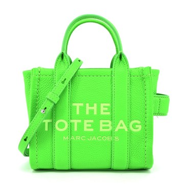 [平輸版] 【MARC JACOBS】 THE LEATHER MICRO TOTE 皮革兩用托特包(蘋果綠)真品平輸