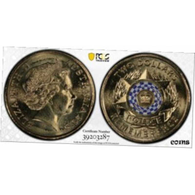 品質保証書付】 アンティークコイン NGC PCGS 2019 Police Remembrance