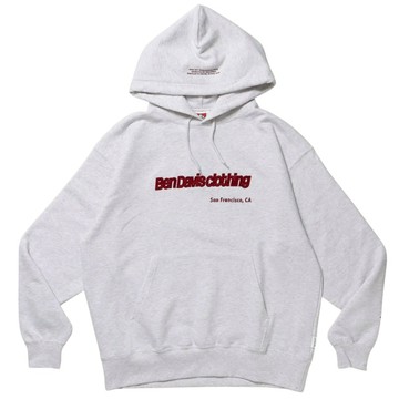 BEN DAVIS 25780040-08 MID WEIGHT SWEAT HOODIE 帽T (雪花灰色)