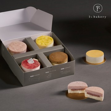 🚀快速出貨 【1%bakery】2.5吋特選四入組 每個都想吃吃看 .ᐟ.ᐟ聚餐必備.ᐟ.ᐟ 生日蛋糕