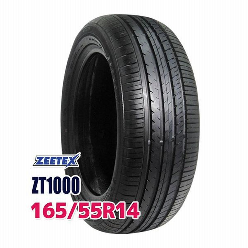 165/55/14④本☆ No.857 ZEETEX ZT1000 165/55R14 2019/2020年製 マナレースポーツ FS