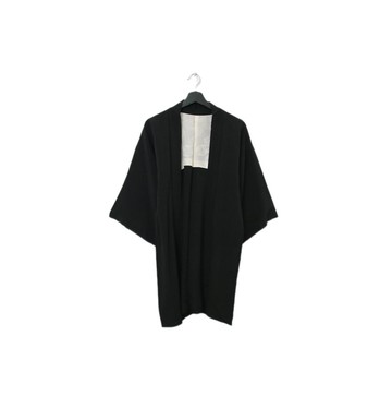 Back to Green-日本黑羽織 米白鏽球 低調 kk-15//vintage kimono