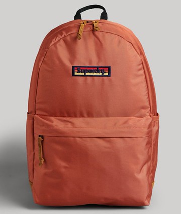 Superdry Women's Women's Vintage Micro Embroidered Montana Backpack Orange / Burnt Orange - Size: 1SIZE