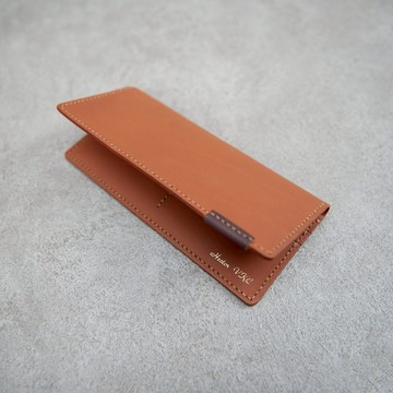 Be Two∣真皮長夾 卡片夾層長夾 簡約設計 卡片與現金收納 台灣手工縫製