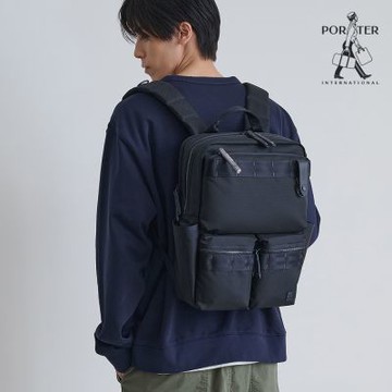 PORTER INTERNATIONAL - 自信經典NEW HEAT後背包 - 深藍