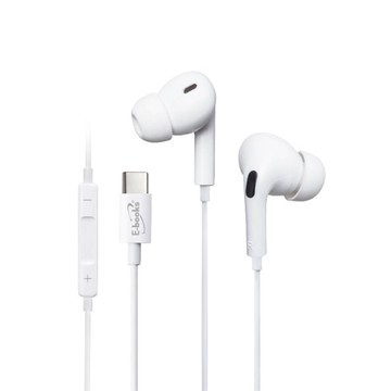 E-BOOKS SS41 Type C入耳式線控耳機 柔軟矽膠耳帽 內建麥克風 適用iPhone15 & Android