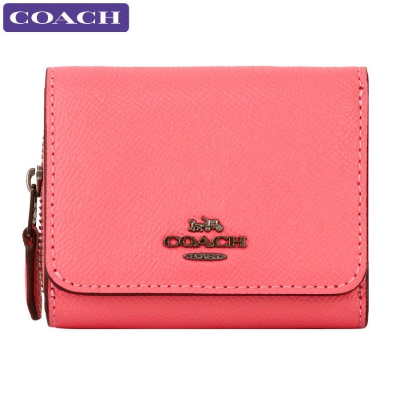 コーチ COACH 財布 三つ折り財布 F37968 クロスグレイン アウトレット