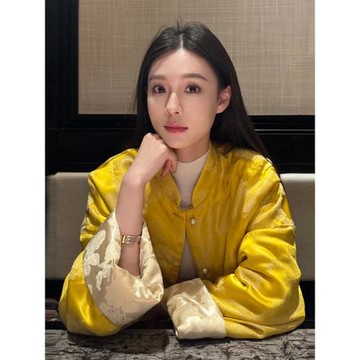 新中式國風黃色提花外套女2026秋季新款高級感獨特超好看唐裝上衣