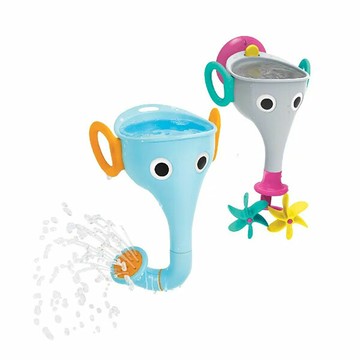 【閉彩盒】Yookidoo 長鼻子小象戲水組-灰/藍【悅兒園婦幼生活館】