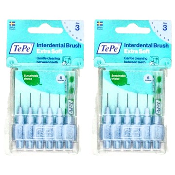 TePe 緹碧 I型超軟刷毛牙間刷 3號  0.6mm  6支  2組