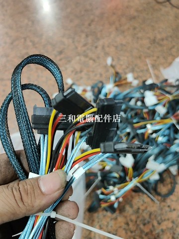 MINI SAS HD 4個SAS 1拖4數據線 拆機用 長度1米 高品質ADATA數據線【三和電腦配件店】