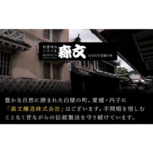 ふるさと納税 愛媛県 内子町 創業明治26年 老舗「内子・森文」秘蔵料亭醤油セット