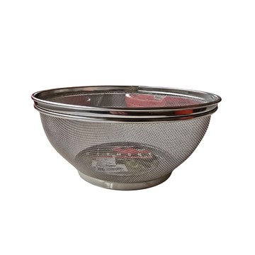 hesii 不鏽鋼新篩籃 附扣 1入- 烘焙過濾必備  27cm