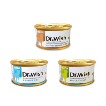 SEEDS聖萊西-Dr.Wish愛犬調整配方營養食(泥狀) 85g x 48入組(購買第二件贈送寵物玩具x1包)