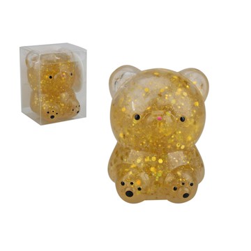 療癒捏捏樂–金色小熊