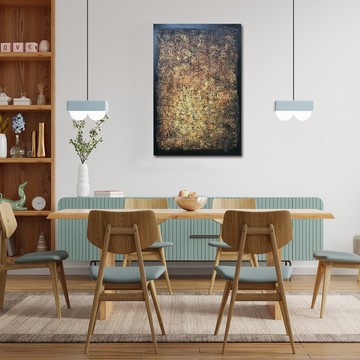御畫房 當代國家級展覽畫家 抽象系列手繪油畫70×100cm(DB-033)