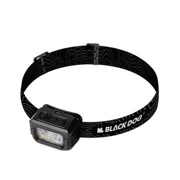BLACK DOG 黑狗 防水感應頭燈 LED PP 材質  黑色  1個