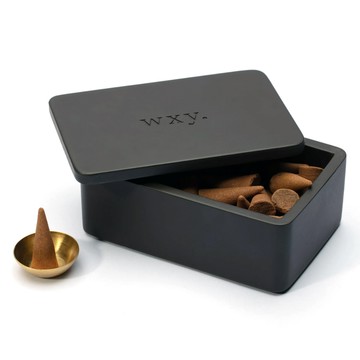 WXY 奧義香錐（沉香）天然塔香 居家沈香香氛香塔 精油香薰蠟燭香熏 室內薰香空間熏香 香芬擴香薰香塔 臥香 錐香禮盒