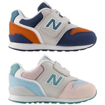 New Balance 996 休閒鞋 小童鞋 魔鬼氈 灰藍橘/灰粉藍 I9963GG-W/I9963WJ-W