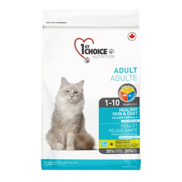 1st Choice 瑪丁第一優鮮 成貓海鮮配方飼料 低敏  新鮮三文魚  5.44kg  1袋