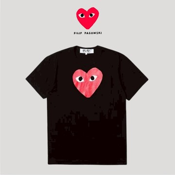 【other more 特選潮流】日本製 川久保玲 COMME Des GARCONS PLAY 大紅心圖案T恤