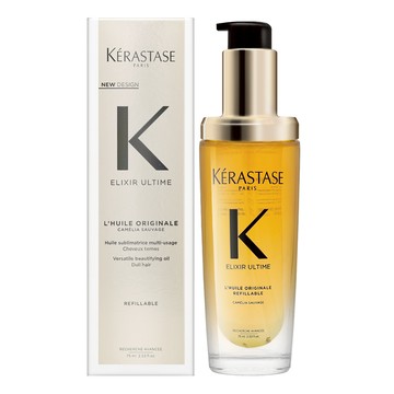 【KERASTASE 卡詩】金緻柔馭山茶花鎏光露 75ml