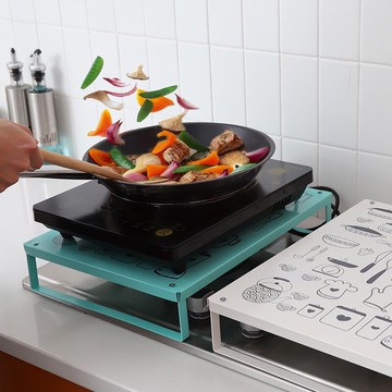 廚房置物架收納置物架廚房臺面電磁爐支架灶臺燃氣灶蓋板收納神器