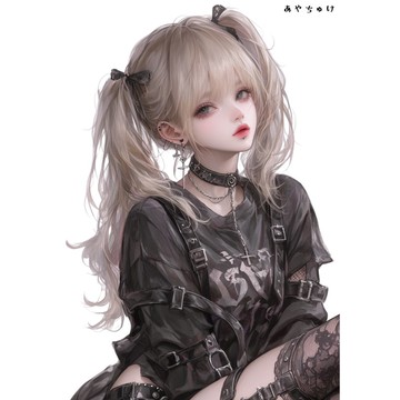 【10月新作5】07-094-0229 人物貼紙 輕龐克女孩