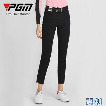 PGM 秋冬季 高爾夫女士長褲 遮風保暖 柔軟 運動球褲 九分褲