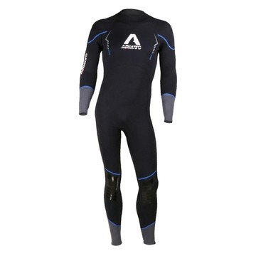 AQUATEC 連身式潛水防寒衣 WS-1100-3 3mm  黑色  XXL