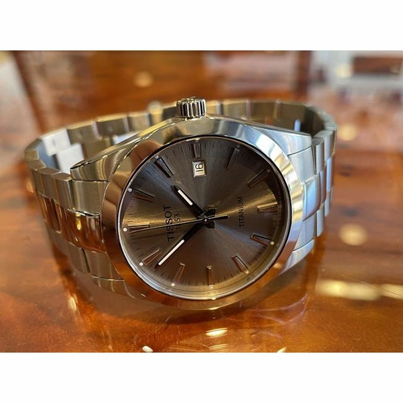 TISSOT ティソ 腕時計 ジェントルマン クォーツ チタンケース