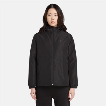 Timberland 女款黑色防潑水連帽外套|A6SGH001