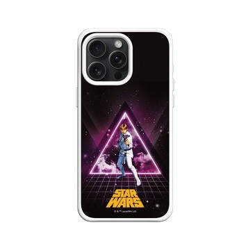 iPhone 15 Pro Max SolidX 白 - 迪士尼-星際大戰 Star Wars - 天行者路克-復古系列