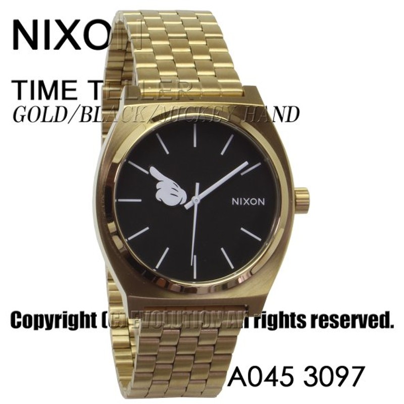 nixon gold black