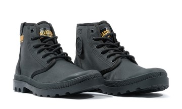 PALLADIUM PAMPA HI COATED 皮革高筒靴 黑色 休閒鞋 男女鞋 74375008