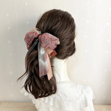 法式蕾絲仙女夾鯊魚夾香蕉夾 彈簧夾 髮叉 髮圈 大腸圈髮夾抓夾