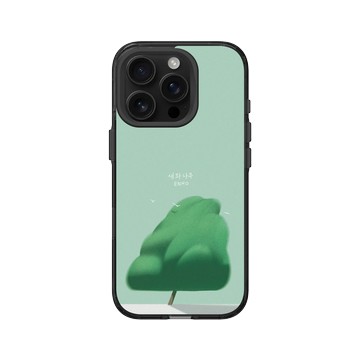 iPhone 16 Pro Clear (相機按鈕) 酷墨灰 - ENHO - 鳥與樹・靜