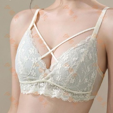 【臺灣出貨👙】美胸帶聚攏內衣女小胸顯大收副乳防下垂純欲蕾絲2025新款文胸【伊娜美】