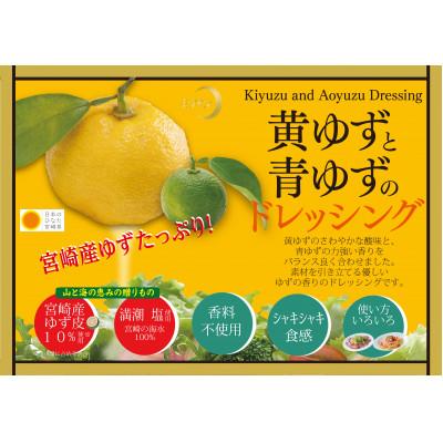 ふるさと納税 日向市 噂の!日向夏ドレッシング・黄ゆずと青ゆずのドレッシング5本セット＜紙袋付き＞[10-193]