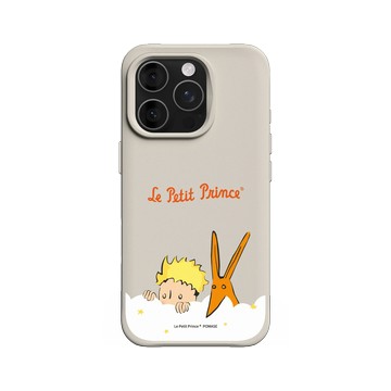 iPhone 16 Pro SolidX 貝殼灰 - Le Petit Prince 小王子 - 小王子與狐狸 - 偷偷窺視