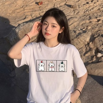 【現貨！當天出貨】韓系短袖 不透膚上衣 純棉衣服 大尺碼女裝 寬鬆t恤 夏季新款T恤 設計感短tee 休閒百搭短t
