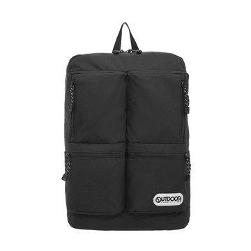 【OUTDOOR】風格前線-15.6吋電腦後背包-黑色 OD233307BK