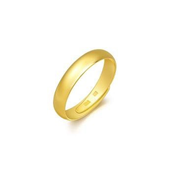 生生有禮 極簡素雅 婚嫁黃金戒指/婚戒_計價黃金