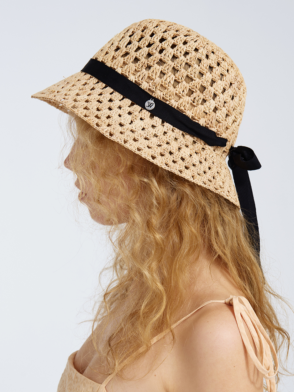 Marina Ribbon Raffia Hat