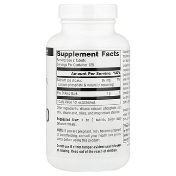 Source Naturals, 保哥果，500 毫克，250 片