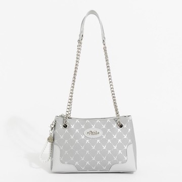 PLAYBOY - 肩背包 Morning Mist系列 - 銀色