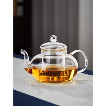 玻璃泡茶壺耐高溫加厚茶水分離高硼硅家用新款電陶爐燒水茶具套裝