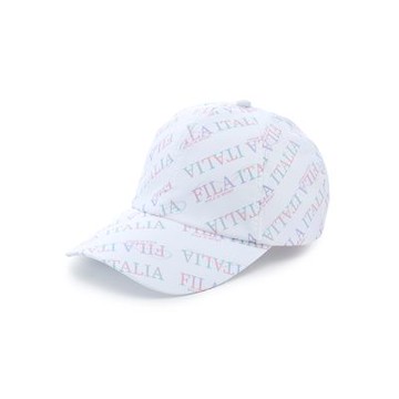 FILA官方直營 經典LOGO帽/棒球帽-白色 HTZ-5010-WT